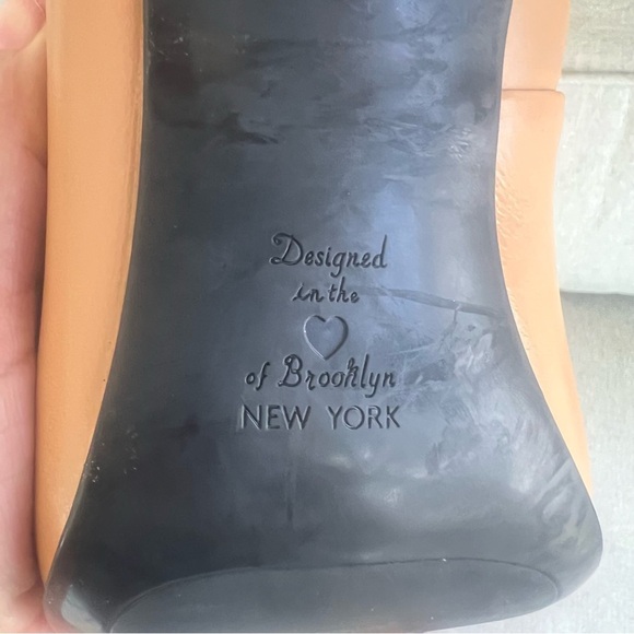 Antonia Saintβ New York Victoria Nude Leather Heels Stilettos Size 7 - Picture 7 of 11